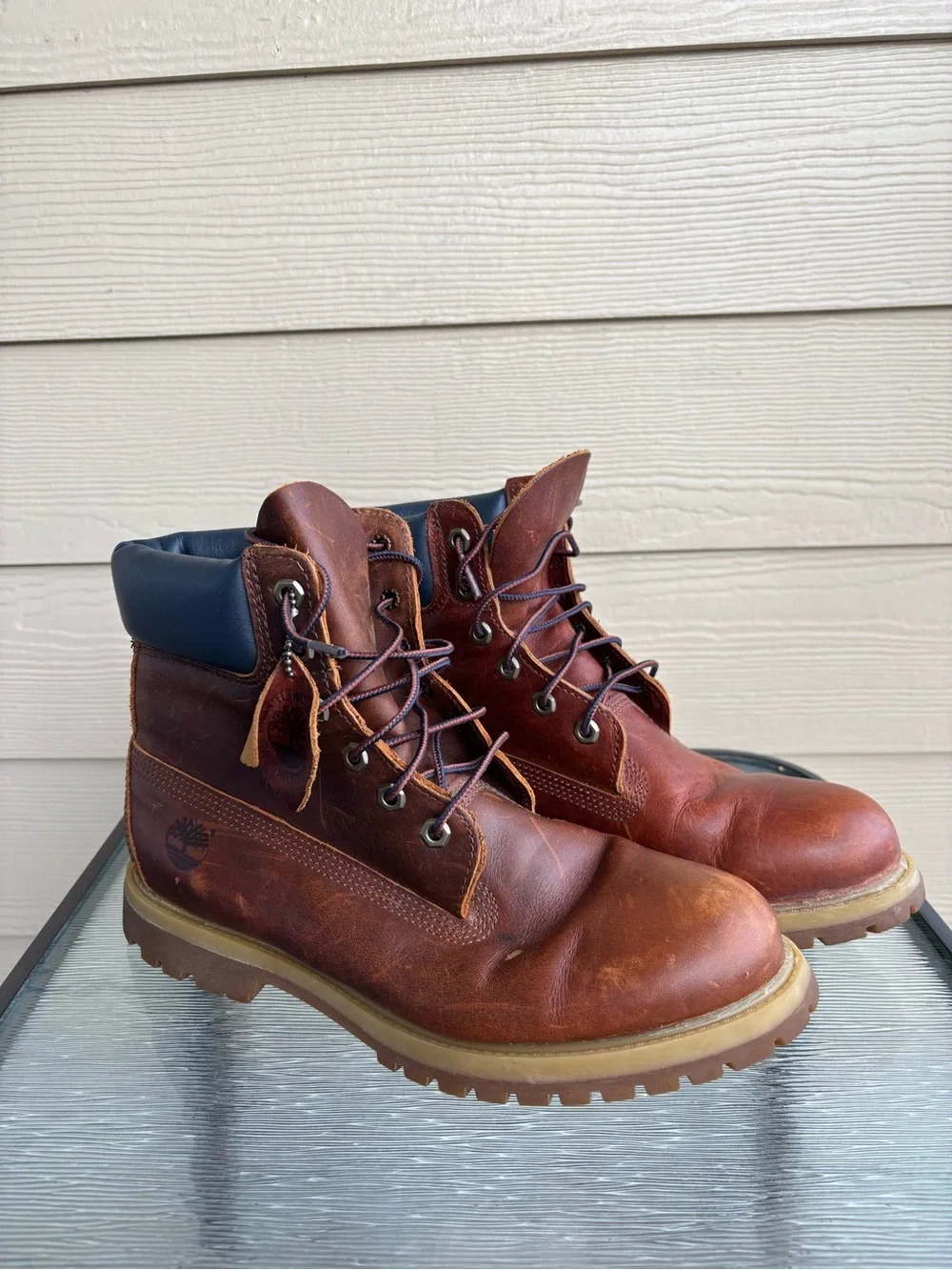 Brown Leather Timberland Primaloft 200GRAM Women’s Work Boots - Classic Lace-Up